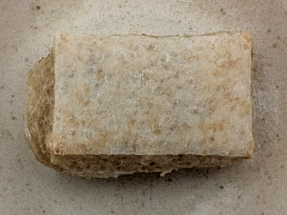 久比岐もち玄米を焼いた